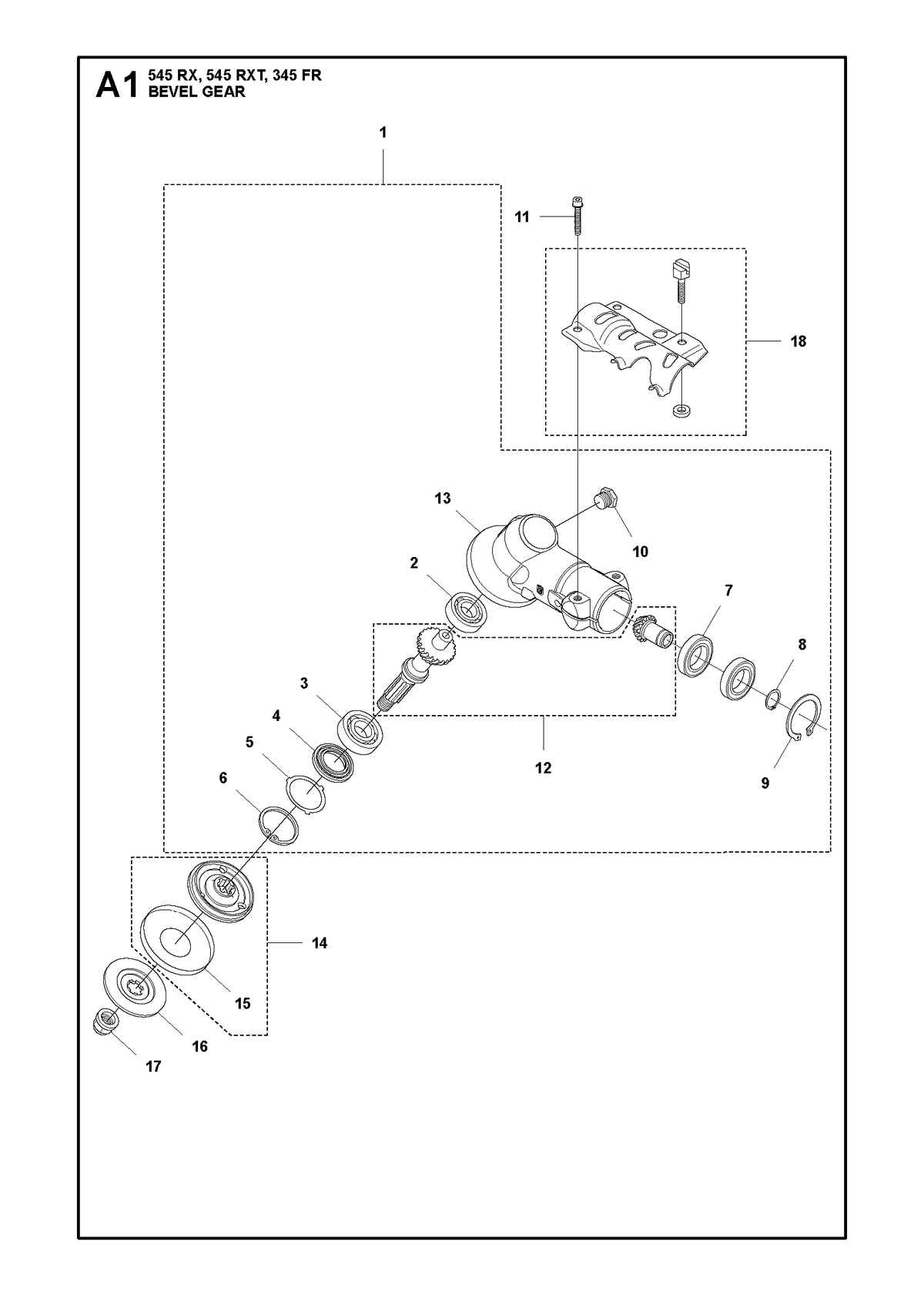 Husqvarna 738218712 onderdelentekening - positie 7