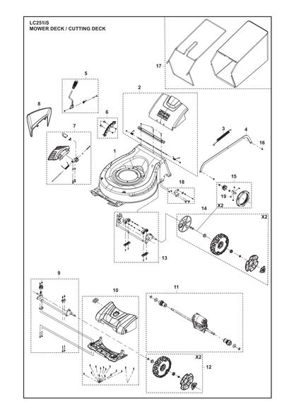 Husqvarna 547210701 onderdelentekening - positie 11