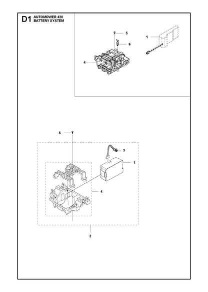 Husqvarna 529606801 onderdelentekening - positie 2