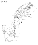Husqvarna 522423101 onderdelentekening - positie 12