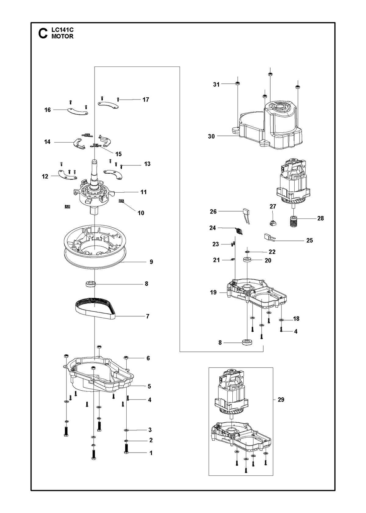 Husqvarna 579685501 onderdelentekening - positie 13