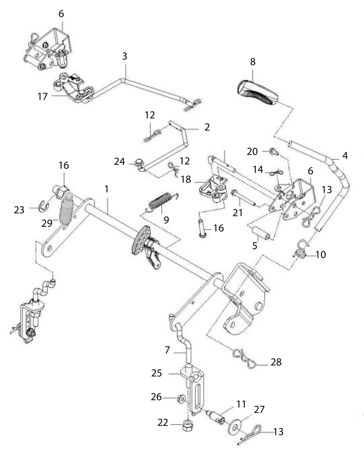Husqvarna 586428702 onderdelentekening - positie 4