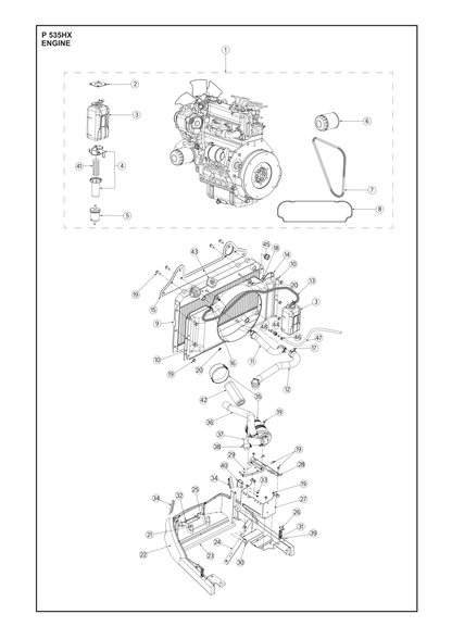 Husqvarna 544282522 onderdelentekening - positie 47