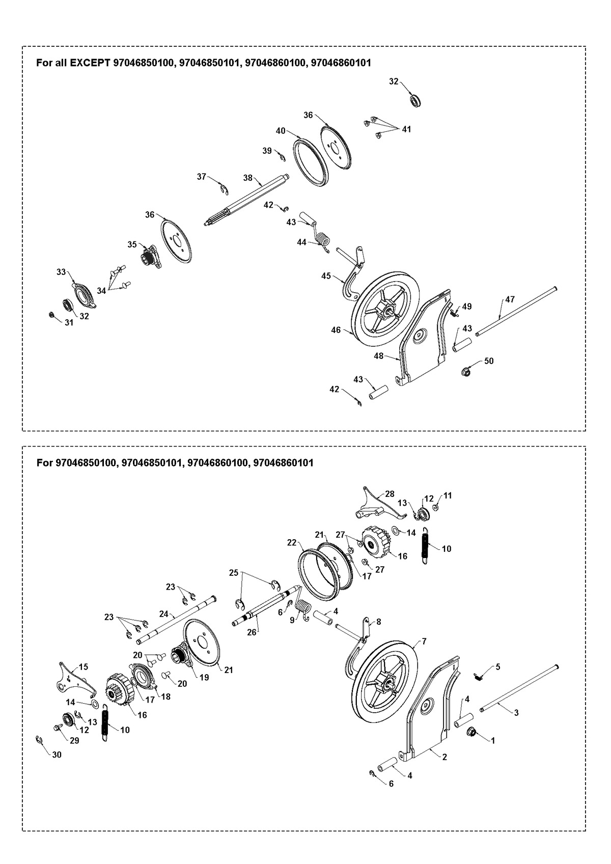 Husqvarna 586644301 onderdelentekening - positie 23