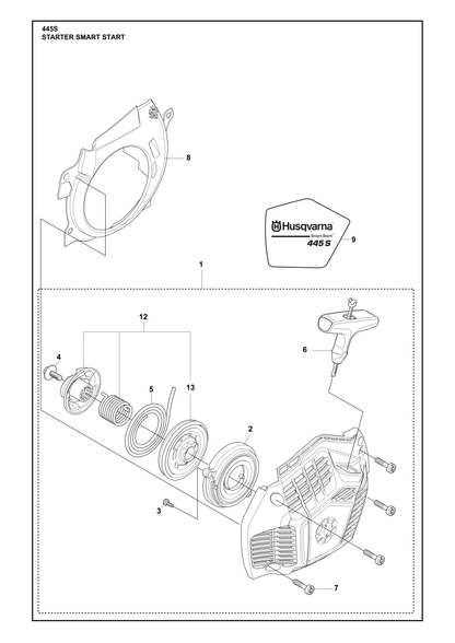 Husqvarna 503858902 onderdelentekening - positie 5