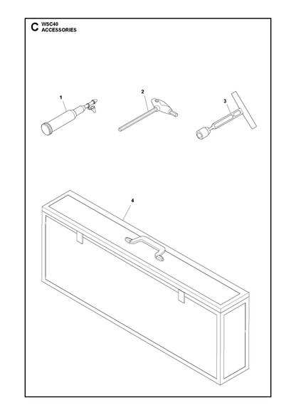 Husqvarna 582262401 onderdelentekening - positie 2