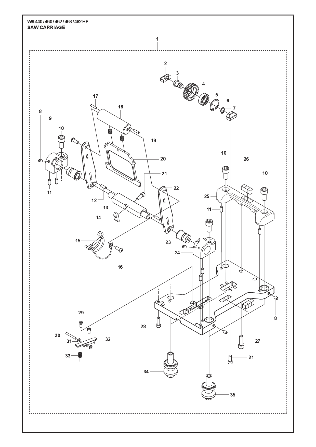 Husqvarna 505255201 onderdelentekening - positie 30