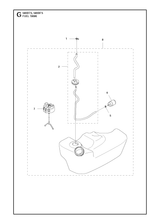 Husqvarna 579140801 onderdelentekening - positie 8