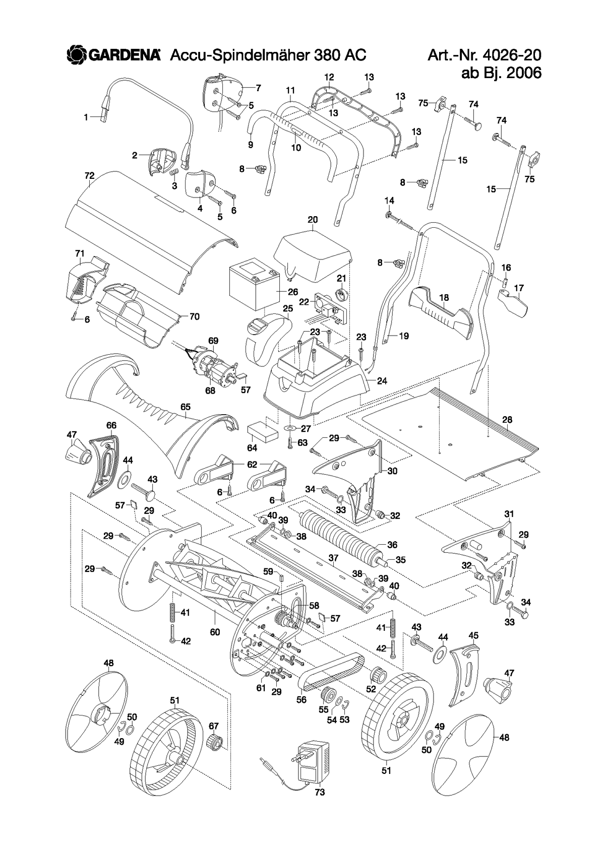 Husqvarna 520521401 onderdelentekening - positie 21
