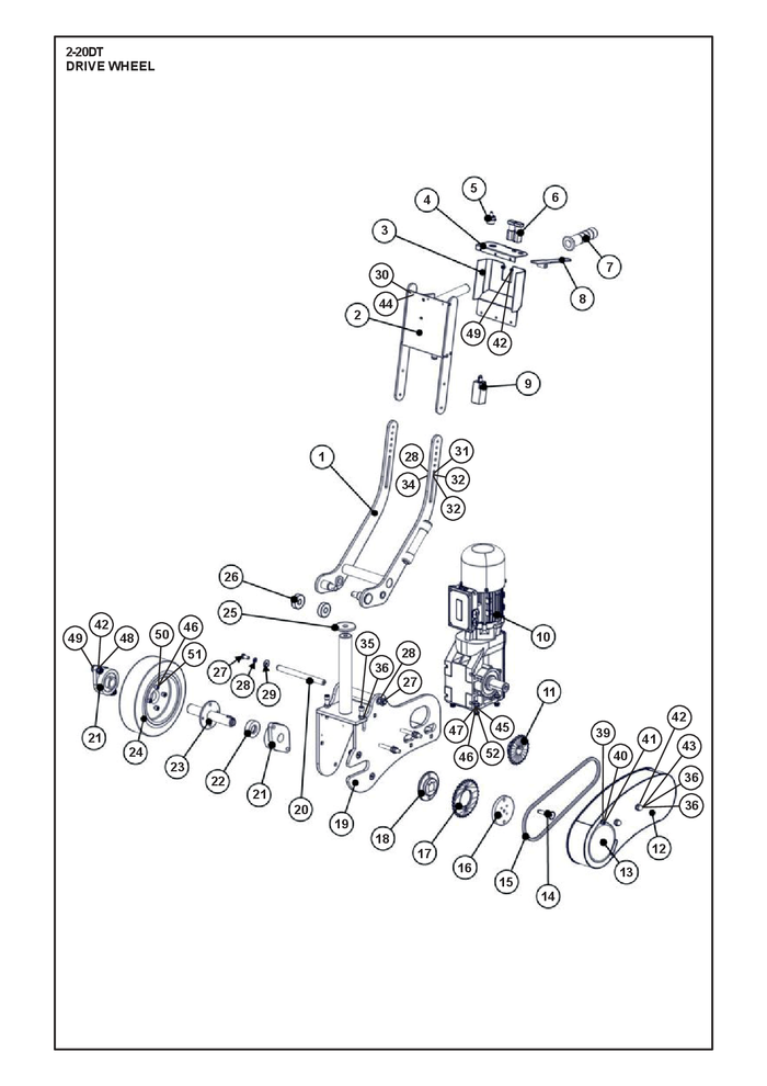 Husqvarna 725245971 onderdelentekening - positie 45