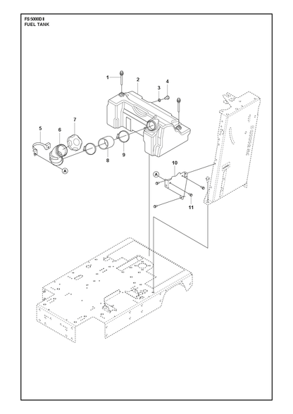 Husqvarna 585595401 onderdelentekening - positie 4