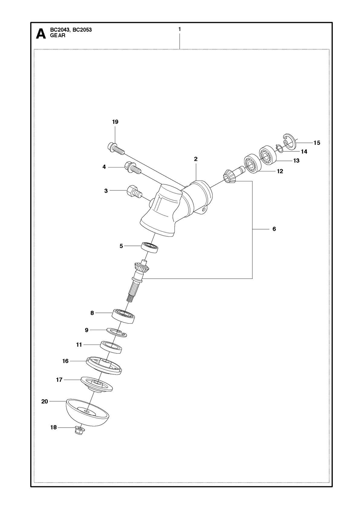 Husqvarna 587743201 onderdelentekening - positie 17