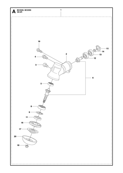 Husqvarna 587743201 onderdelentekening - positie 17