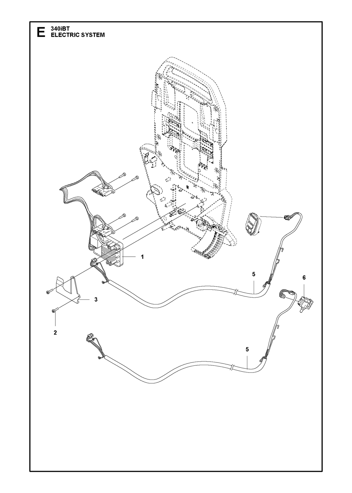 Husqvarna 597348002 onderdelentekening - positie 1