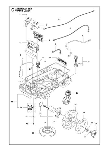 Husqvarna 589350807 onderdelentekening - positie 8