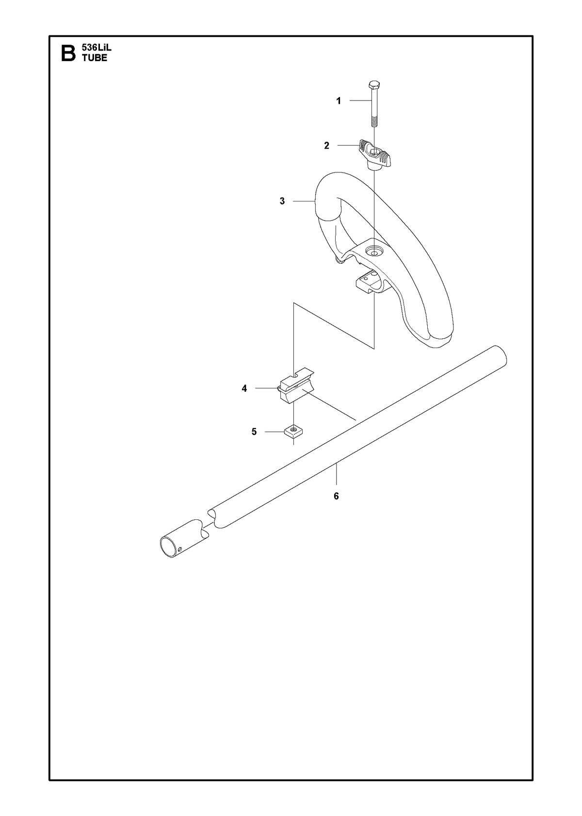 Husqvarna 577061401 onderdelentekening - positie 6