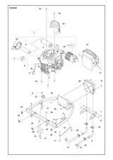 Husqvarna 504643601 onderdelentekening - positie 24