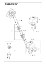 Husqvarna 529834401 onderdelentekening - positie 2