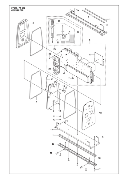 Husqvarna 505266101 onderdelentekening - positie 8