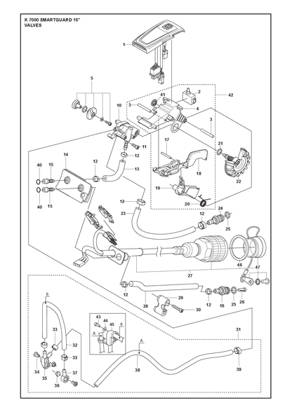 Husqvarna 580917916 onderdelentekening - positie 31