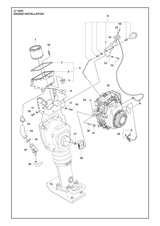 Husqvarna 594125901 onderdelentekening - positie 23