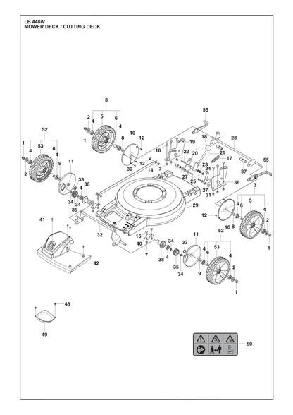 Husqvarna 546562101 onderdelentekening - positie 50