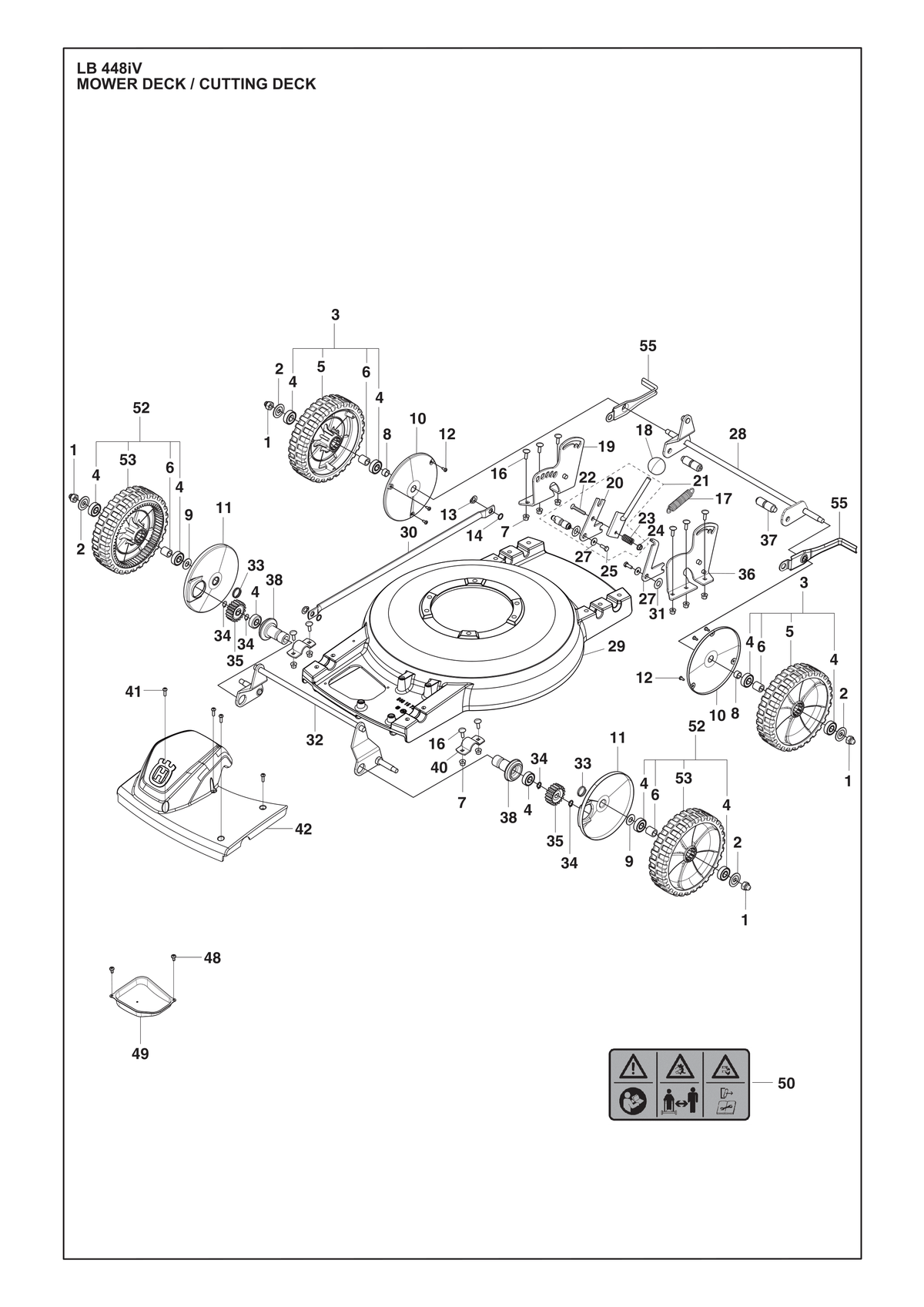 Husqvarna 579581503 onderdelentekening - positie 28