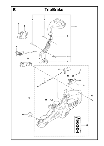 Husqvarna 503210745 onderdelentekening - positie 3