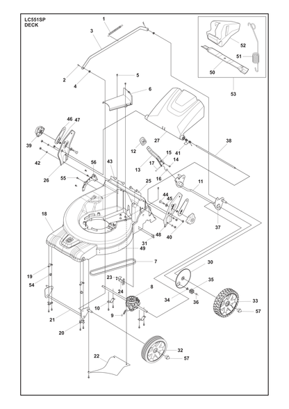 Husqvarna 586919401 onderdelentekening - positie 9