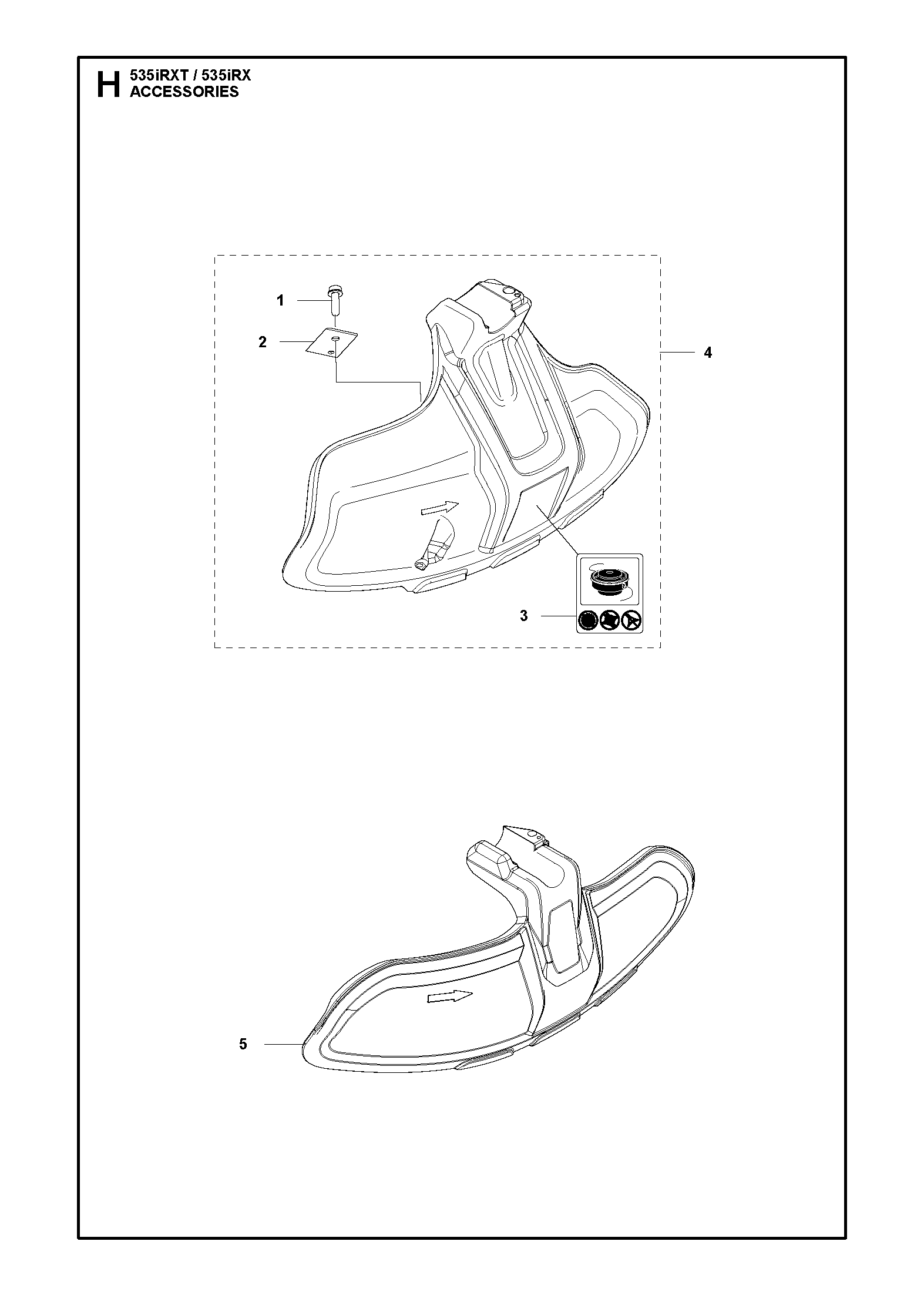 Husqvarna 503742901 onderdelentekening - positie 3