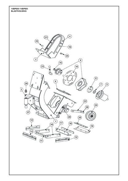 Husqvarna 535269602 onderdelentekening - positie 28