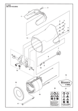 Husqvarna 503215396 onderdelentekening - positie 17