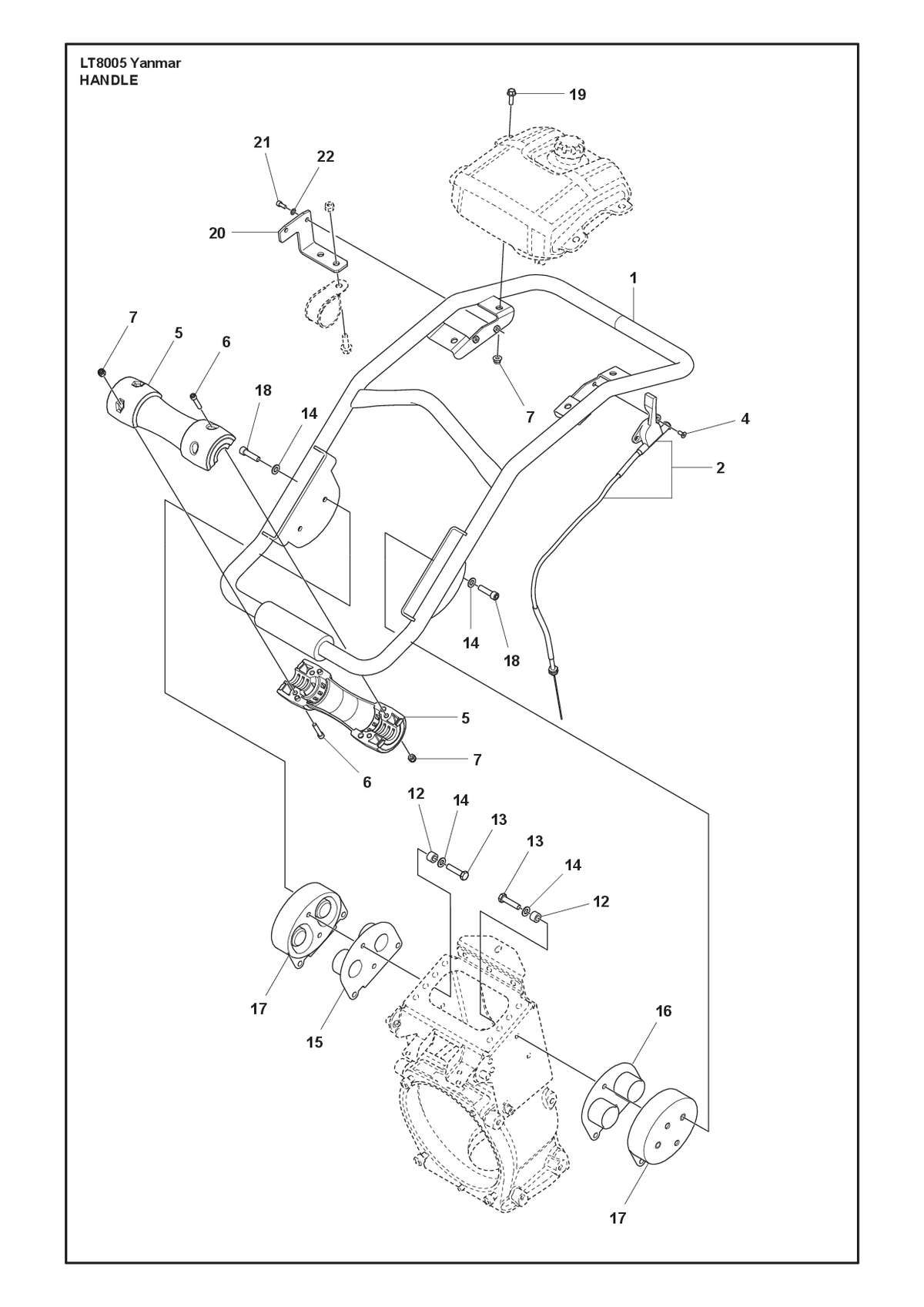 Husqvarna 594468401 onderdelentekening - positie 15