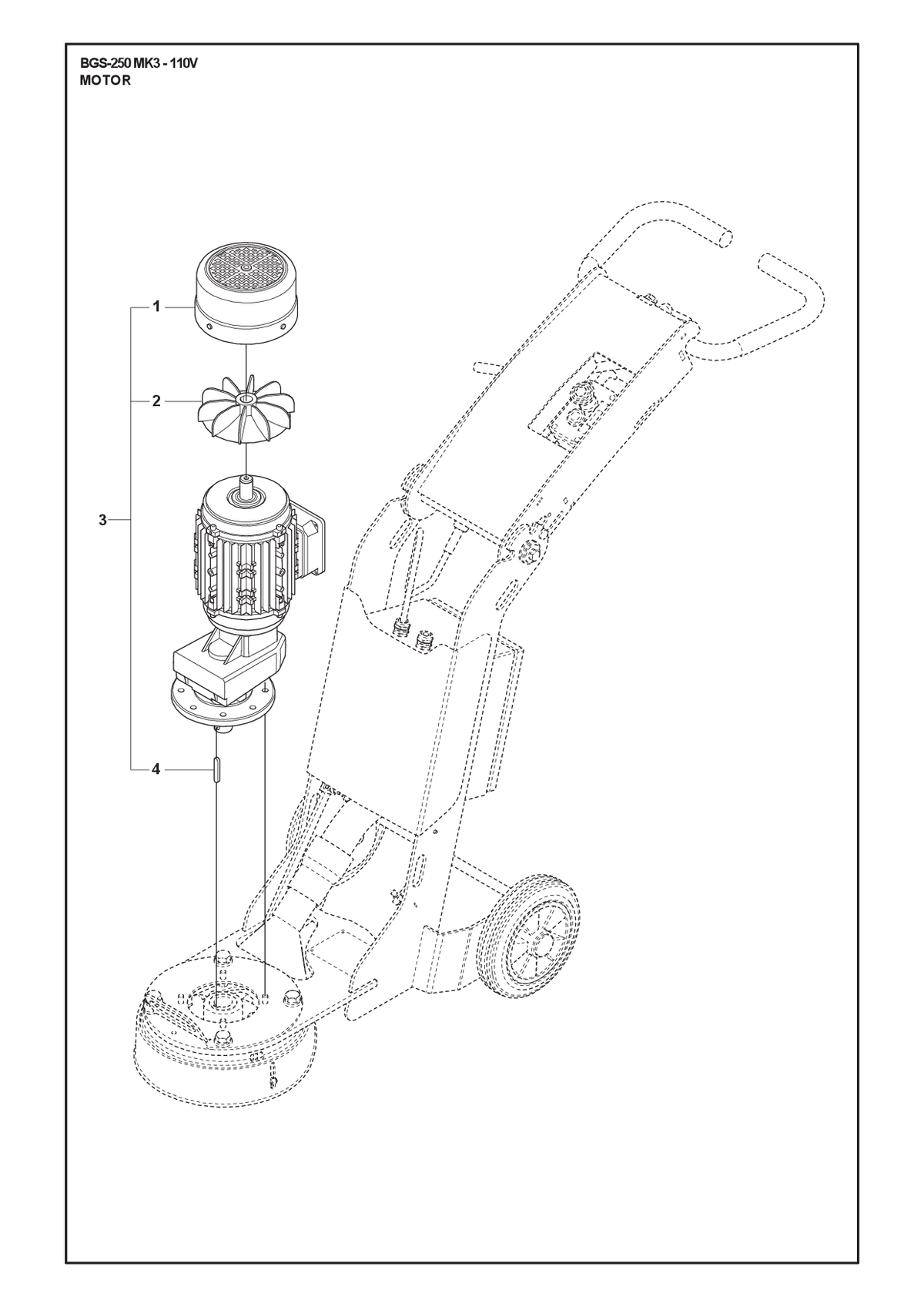 Husqvarna 533075001 onderdelentekening - positie 3