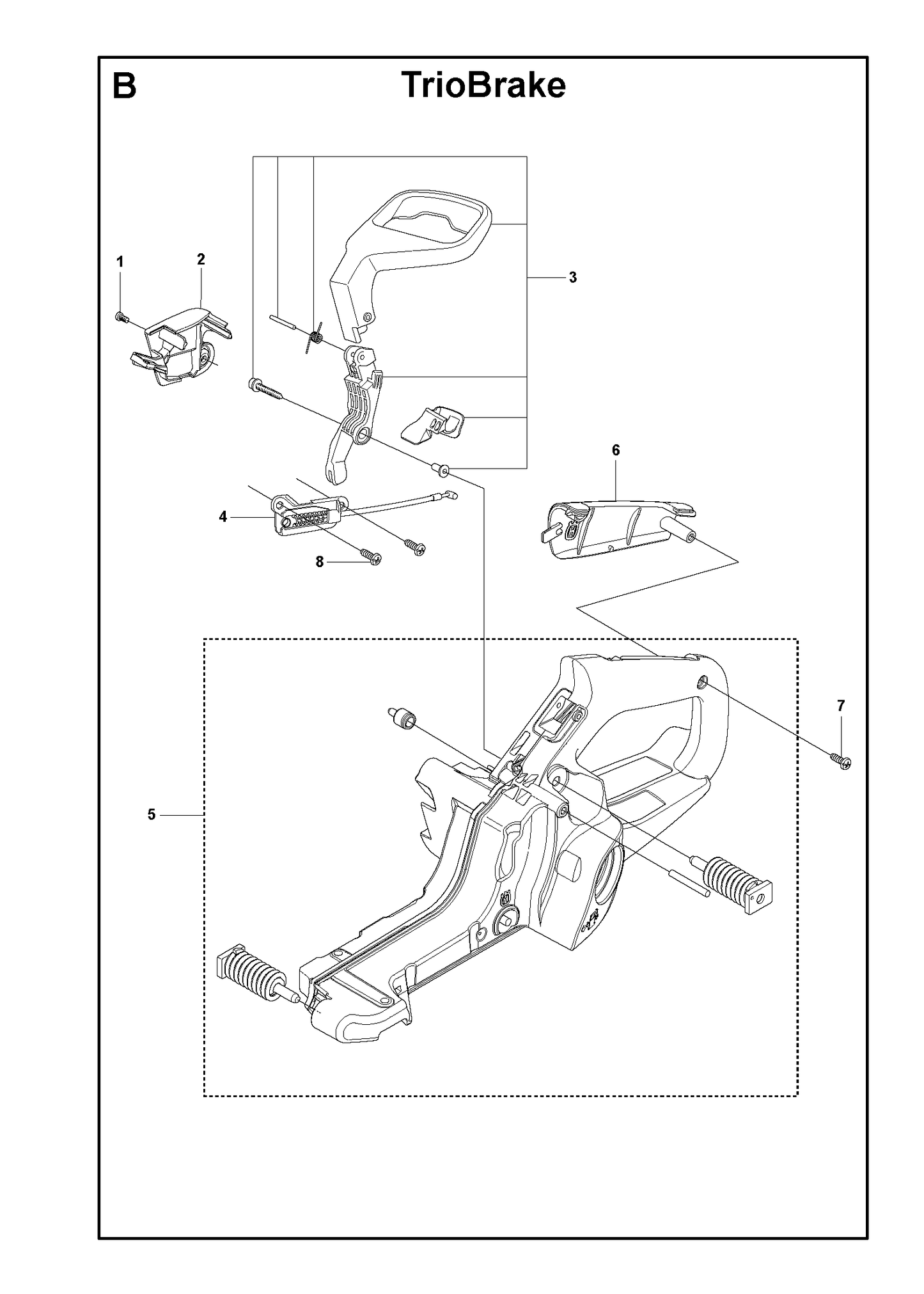 Husqvarna 504106201 onderdelentekening - positie 2