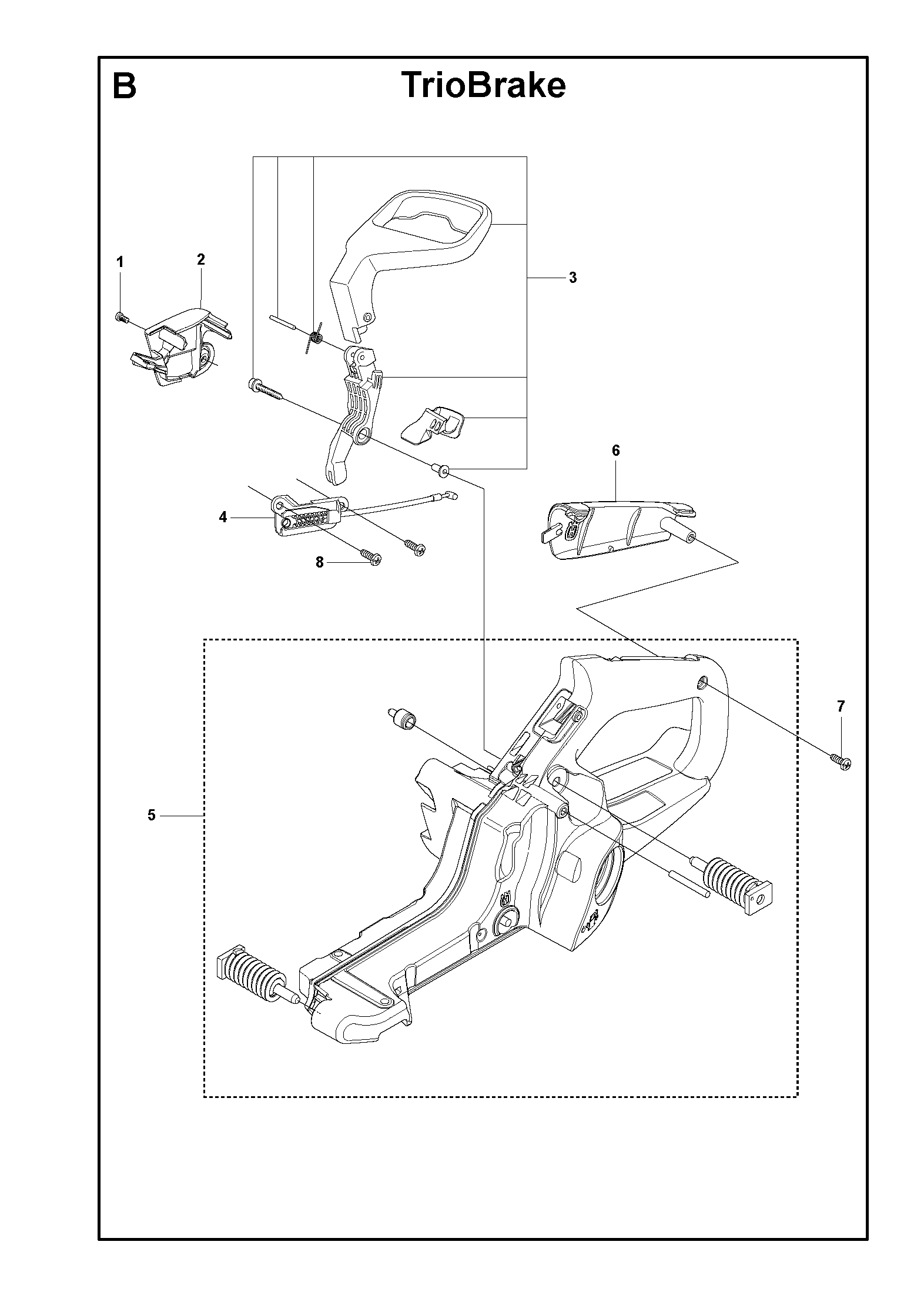 Husqvarna 504106201 onderdelentekening - positie 2