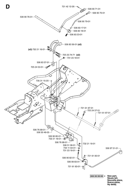 Husqvarna 506975101 onderdelentekening - positie 19