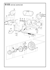 Husqvarna 594570201 onderdelentekening - positie 9