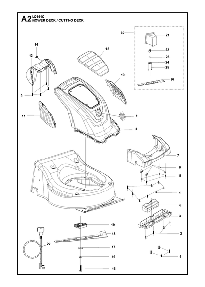 Husqvarna 501489501 onderdelentekening - positie 3