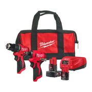Milwaukee M12 compact borstelloos powerpack