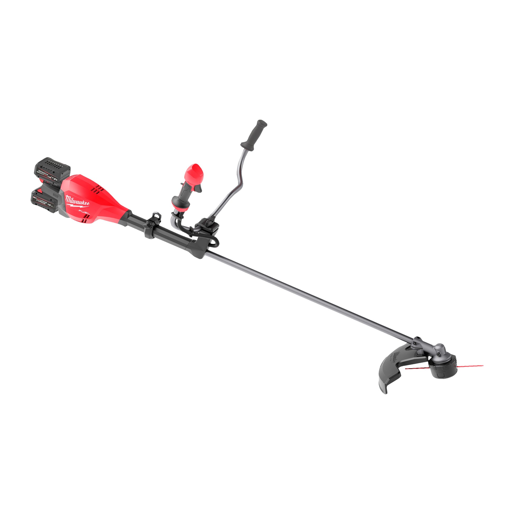 Milwaukee M18 FUEL dual accu bosmaaier set incl. accu en laderkeizers_nu