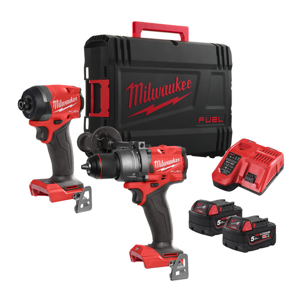 Milwaukee FPP2A3-502X M18 FUEL Power Pack (FID3 + FPD3 + 2x 5.0 Ah + M12-18FC)