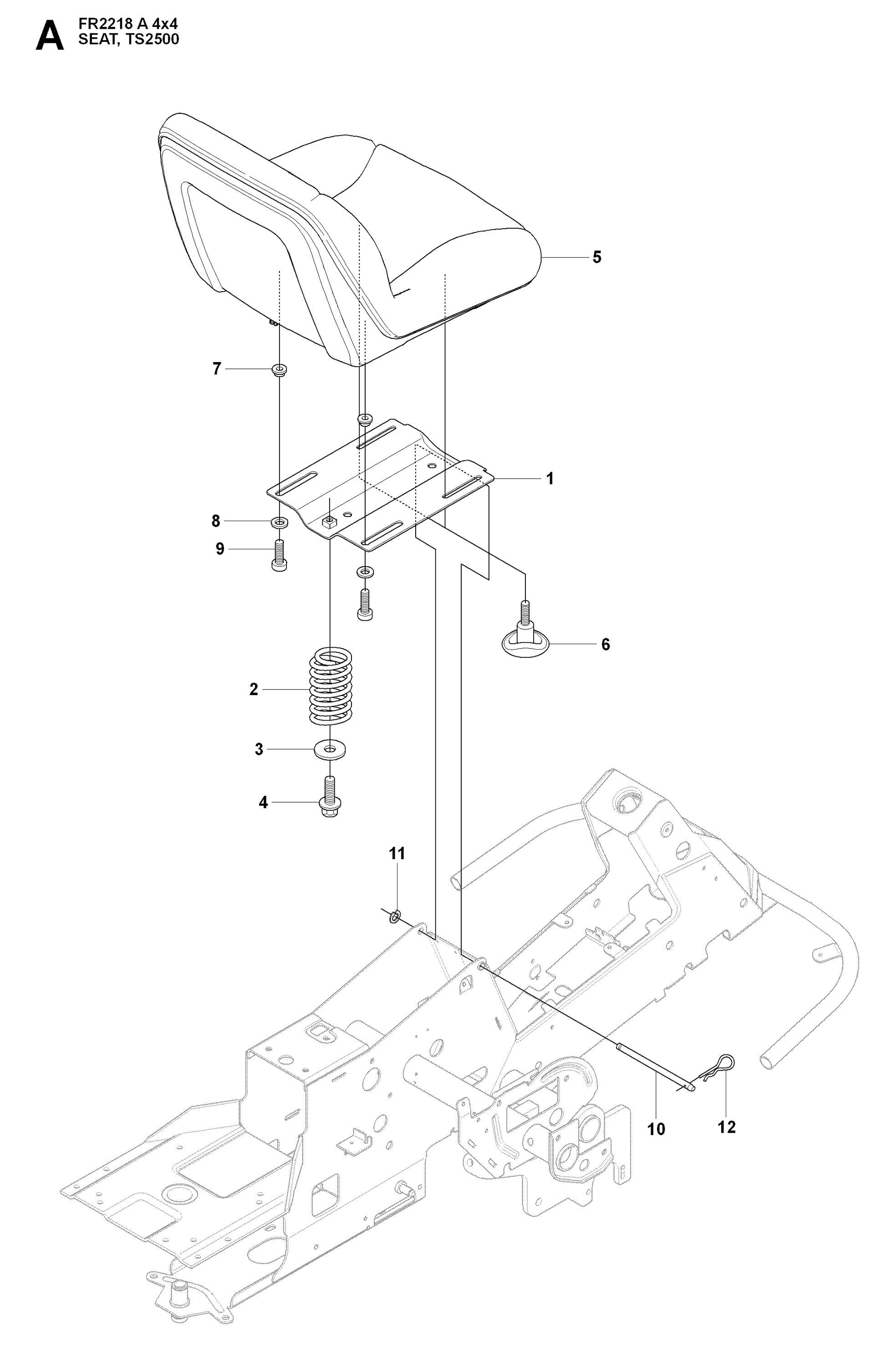 Husqvarna 502609701 onderdelentekening - positie 5