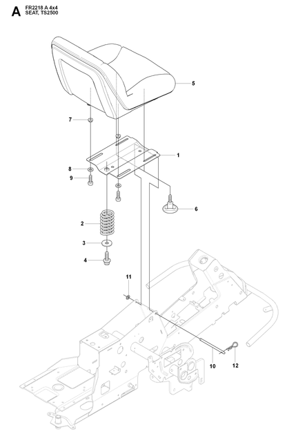 Husqvarna 502609701 onderdelentekening - positie 5