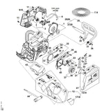 STIHL 1121-160-5000 Hefboom positie 34 technische tekening