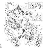 STIHL MA010211100 Deksel positie 9 technische tekening
