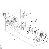 STIHL MA047901007 Handgreephuis positie 13 technische tekening