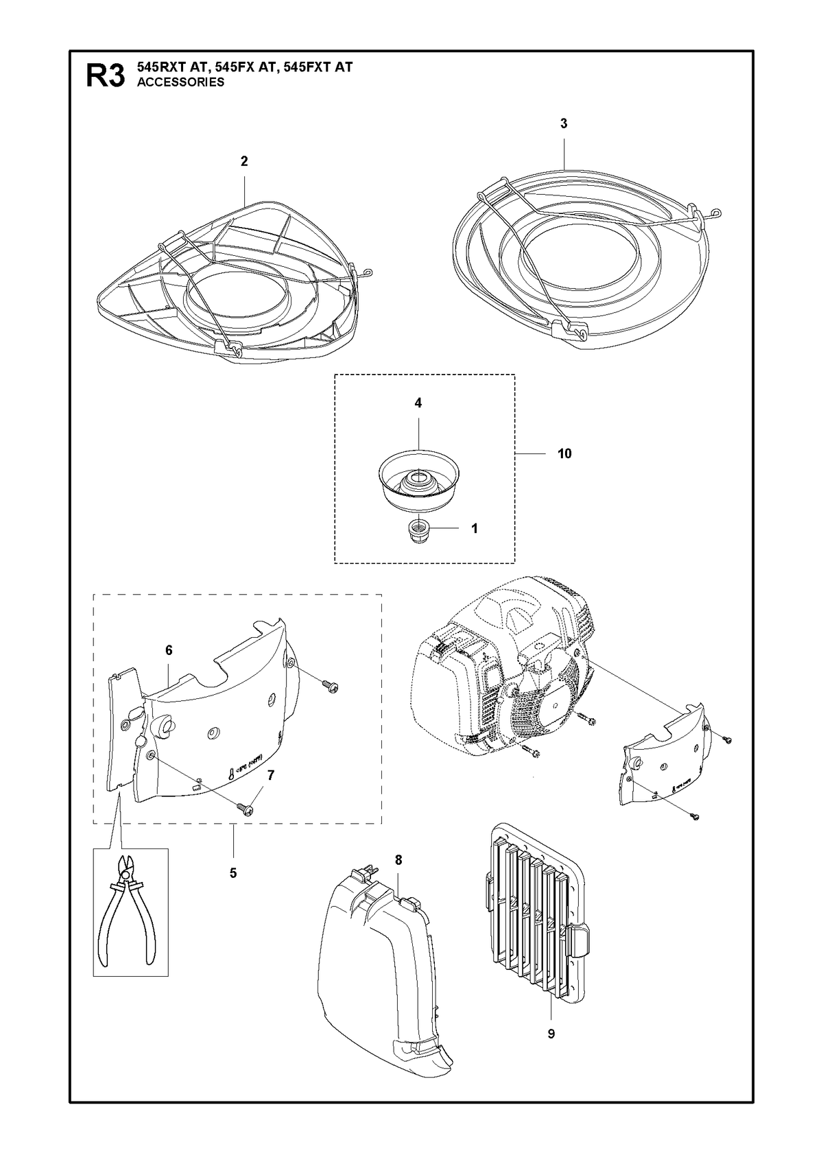Husqvarna 590074101 onderdelentekening - positie 8