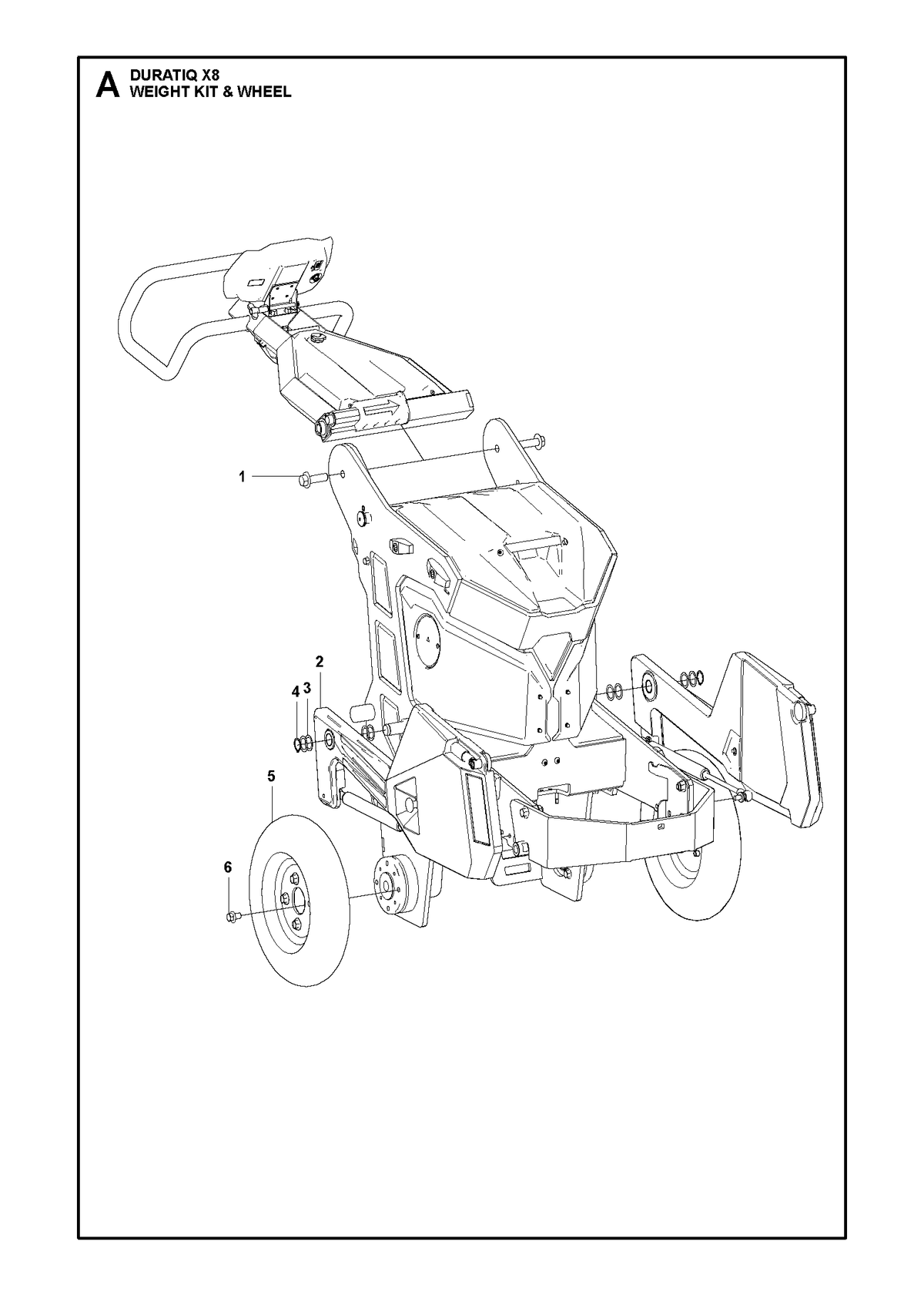 Husqvarna 595710402 onderdelentekening - positie 2
