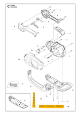 Husqvarna 588602806 onderdelentekening - positie 17
